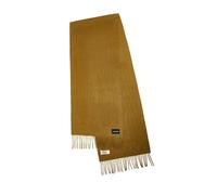 Calvin Klein - Sciarpa color cuoio di lana-Marrone One Size