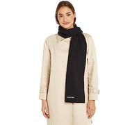 Calvin Klein Sciarpa Donna Essential Knit 30x180 Misto Cotone, Nero (Ck Black), Onesize