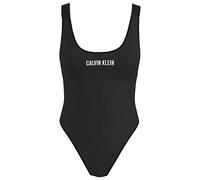 Calvin Klein Swimwear Costume intero 'Intense Power' nero / bianco, Taglia S