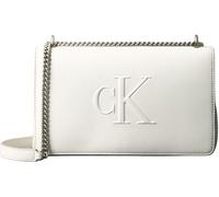 Calvin Klein Sculpted Ew Flap25 Shoulder Bag Lv04K3035G, Borsa a Tracolla, Donna, Khaki (Lily White), Taglia unica