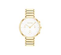 Calvin Klein Selezione di orologi da donna: Radiant Minimalism, Bianco/placcato oro, Multifunzione