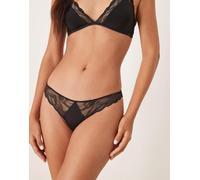 Calvin Klein - Sensual Stretch - Perizoma in pizzo nero XS