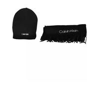 Calvin Klein - Set Berretto e Sciarpa - - Accessories - Uomo - Nero - ONE SIZE