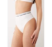 Calvin Klein - Shapewear - Perizoma bianco in modal e cotone con logo S