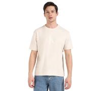 Calvin Klein Jeans Maglietta greige / bianco, Taglia L