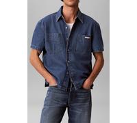 Calvin Klein Beckford Blue Short Sleeve Shirt Lv04rf711g Altre Camicie Uomo
