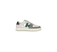 Calvin Klein Uomo Sneakers con Suola Preformata Classic Heritage Scarpe, Multicolore (White/Mushroom/G Palm/Black), 44