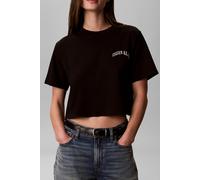 Calvin Klein Short Sleeve Sleek Interlock Easy Tee Black Taglia: S | Maglie Sportivi Outlet | Donna | Nero
