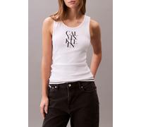 Calvin Klein Sl Cotton Rib Solid Brilliant White Taglia: XS | Canottiere Outlet | Donna | Bianco