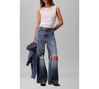 Calvin Klein, ,Tops ,Donna ,Bianco ,M Top Senza Maniche