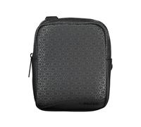 Calvin Klein Sleek Black Shoulder Bag with Contrasting Accents