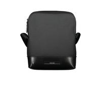 Calvin Klein Sleek Black Shoulder Bag with Contrasting Details