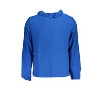 Calvin Klein - Sleek Hooded Sports Jacket in Blu - - Jackets - Uomo - Blu - XL