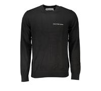 Calvin Klein Sleek Long Sleeve Crew Neck Sweater with Logo - XXL