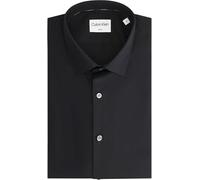 Calvin Klein Slim Esntl Poplin NOS STR SLD Camicie, Nero (Nero), M Uomo