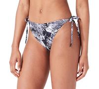 Calvin Klein Slip Bikini Allacciatura Laterale Donna Sportivo, Multicolore (Ip Palm Collage Black Aop), M