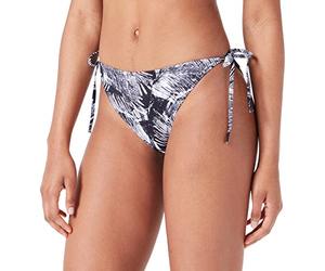 Calvin Klein Slip Bikini Allacciatura Laterale Donna Sportivo, Multicolore (Ip Palm Collage Black Aop), M
