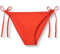 Calvin Klein Slip Bikini Allacciatura Laterale Donna Sportivo, Rosso (Cajun Red), M
