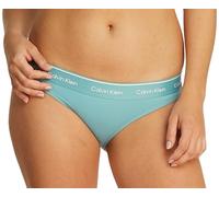 Calvin Klein Slip Bikini con Fascia Donna con Logo, (Saltwater Aqua), M