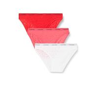 Calvin Klein Slip Bikini Modellanti Donna Confezione da 3 Elasticizzati, Multicolore (Azalea/Lychee/White), XL