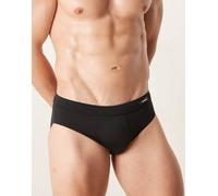 Calvin Klein Uomo Slip da Bagno Brief con Etichetta con Logo, Nero (Pvh Black), M