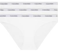 Calvin Klein Slip Donna CK Confezione 3 Capi Mutande Elastico a Vista Cotone Elasticizzato Articolo QD5207E