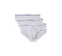 Calvin Klein Slip Icon Uomo Confezione 3 Pezzi. Biancheria Iconica Misto Cotone Elastan, Vita Media, Si appoggia sui Fianchi, Banda Elastica iconica in Vita