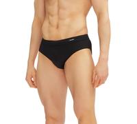 Calvin Klein Uomo Slip da Bagno Brief con Etichetta con Logo, Nero (Pvh Black), XL