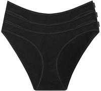 Calvin Klein Slip Taglio Bikini Donna Confezione da 3 Intimo, Nero (Black/Black/Black), 3XL