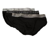 Calvin Klein Slip Uomo CK 3 Pezzi Elastico a Vista in Cotone Elasticizzato Mutande Articolo NB2415O Hip Brief 3PK