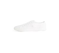 Calvin Klein Sneakers Basse da Uomo in Tela Vulcanizzata, Bianco Triplo Bianco Brillante, 42 2/3 EU