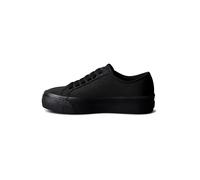 Calvin Klein Vulc Flatform Lace Up Moire Yw0Yw02012, Basso Top Donna, Black (Triple Black), 40 EU