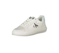 Calvin Klein - Sneaker Donna in Pelle Bianca - - Shoes - Donna - Bianco - 38 EU