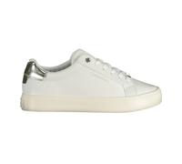Calvin Klein - Sneaker in Poliestere con Lacci e Logo - - Shoes - Donna - Bianco - 39 EU