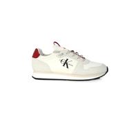 Calvin Klein - Sneaker Runner a Calzino in Camoscio Beige - - Shoes - Uomo - Beige - 43 EU