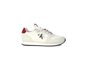 Calvin Klein - Sneaker Runner a Calzino in Camoscio Beige - - Shoes - Uomo - Beige - 43 EU