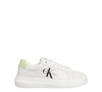 Calvin Klein Sneakers Chunky Cupsole Mono da Donna Bianco Modello YW0YW00823 Pelle 39