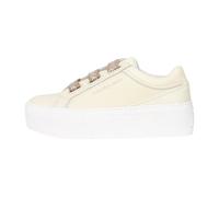 Calvin Klein - Sneakers in Pelle Beige - - Shoes - Donna - Beige - 39 EU