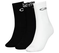 Calvin Klein Socks CK Women Sock 3P Carton Slider GIFTBOX CALZINO CLSSC, Black Combo, One Size da Donna