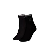 Calvin Klein Socks Shiny Logo, Calzino Da donna, Black,