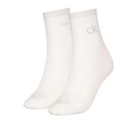 Calvin Klein Socks Shiny Logo, Calzino Da donna, White,