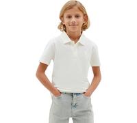 Calvin Klein Solid Pique Polo SS Lvcktjb13b S/S, White (Tofu), 12 Anni Bambini e Ragazzi