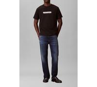 Calvin Klein Ss 20s Tonal Metallic Tee Black Taglia: XL | Magliette basic Outlet | Uomo | Nero