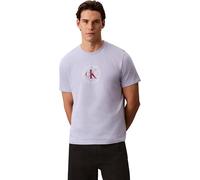 Calvin Klein SS 30S Whsl CK Word Circle Graph Lv14Re816G Magliette grafiche, Purple (Casual Blue), M Adulto