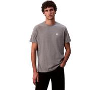 Calvin Klein SS Badge 30S Jersey Classic Tee Lv04Rc272G, Magliette Uomo, Grey (Med Grey Htr), L
