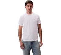 Calvin Klein SS Badge 30S Jersey Classic Tee Lv04Rc272G, Magliette Uomo, White (Bright White), XXL Plus