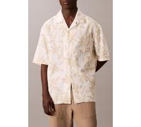 Calvin Klein Ss Camp Collar Aop Shirt Pistachio Shell Taglia: XL | Camicie Casual Outlet | Uomo | Verde