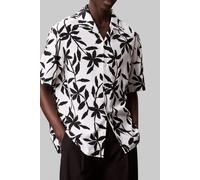 Calvin Klein Ss Camp Collar Shirt Antique White Taglia: S | Camicie Casual Outlet | Uomo | Bianco