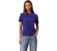 Calvin Klein SS Clasic Monologo Tee LV047F831G Maglietta Grafica da Donna, Viola, M