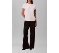 Calvin Klein Ss Classic Foil Tee White Greige Taglia: S | Maglie Sportivi Outlet | Donna | Bianco